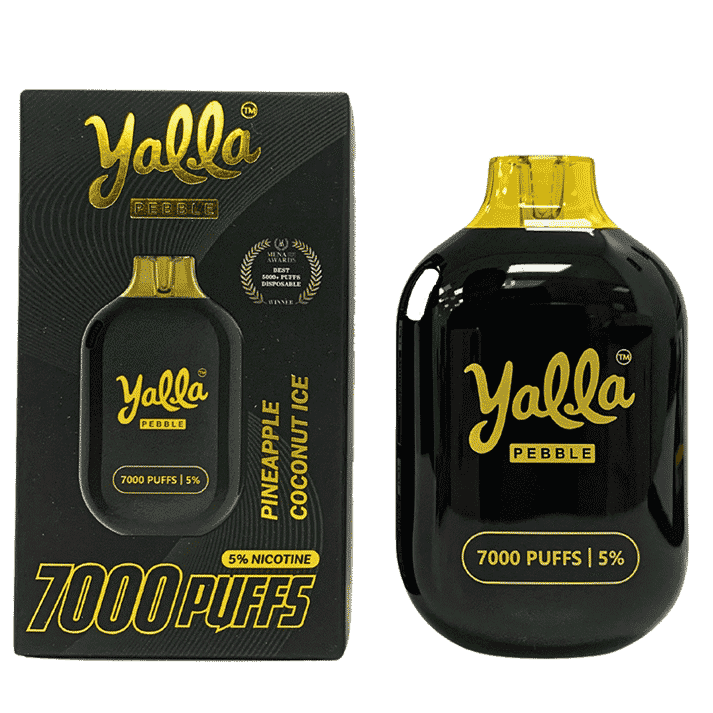 YALLA DISPOSABLE 7000 PUFFS-PINEAPPLE COCONUT ICE