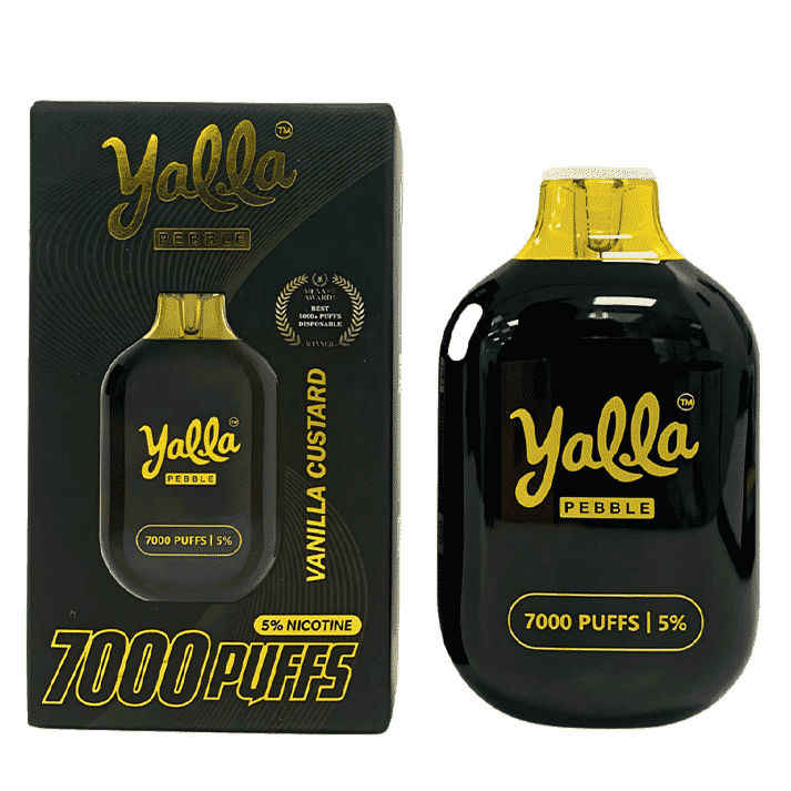 YALLA DISPOSABLE 7000 PUFFS-VANILLA CUSTARD