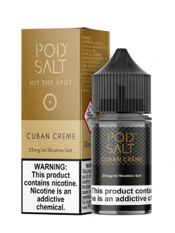 PODSALT - CUBAN CREME 50 MG 30ML - MrVapora.pk