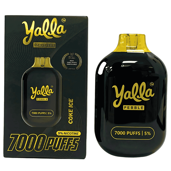 YALLA DISPOSABLE 7000 PUFFS-COKE ICE