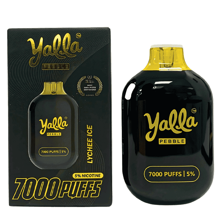 YALLA DISPOSABLE 7000 PUFFS-LYCHEE ICE