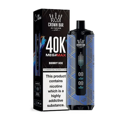 AL FAKHER MEGA MAX 40K CROWN BAR DISPOSABLE 6MG - MrVapora.pk