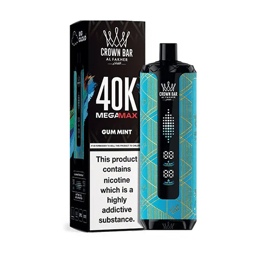 AL FAKHER MEGA MAX 40K CROWN BAR DISPOSABLE 6MG - MrVapora.pk