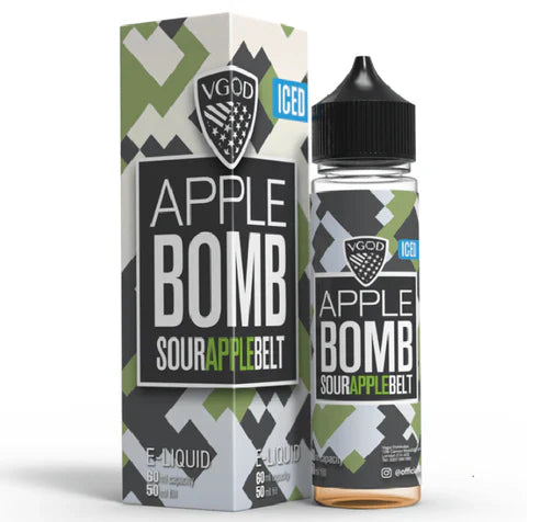APPLE BOMB 60ML - VGOD FREEBASE NON ICED - MrVapora.pk