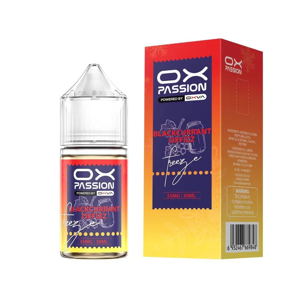BLACKCURANT OXFIZZ 30ML- OX PASSION SALT BY OXVA - MrVapora.pk