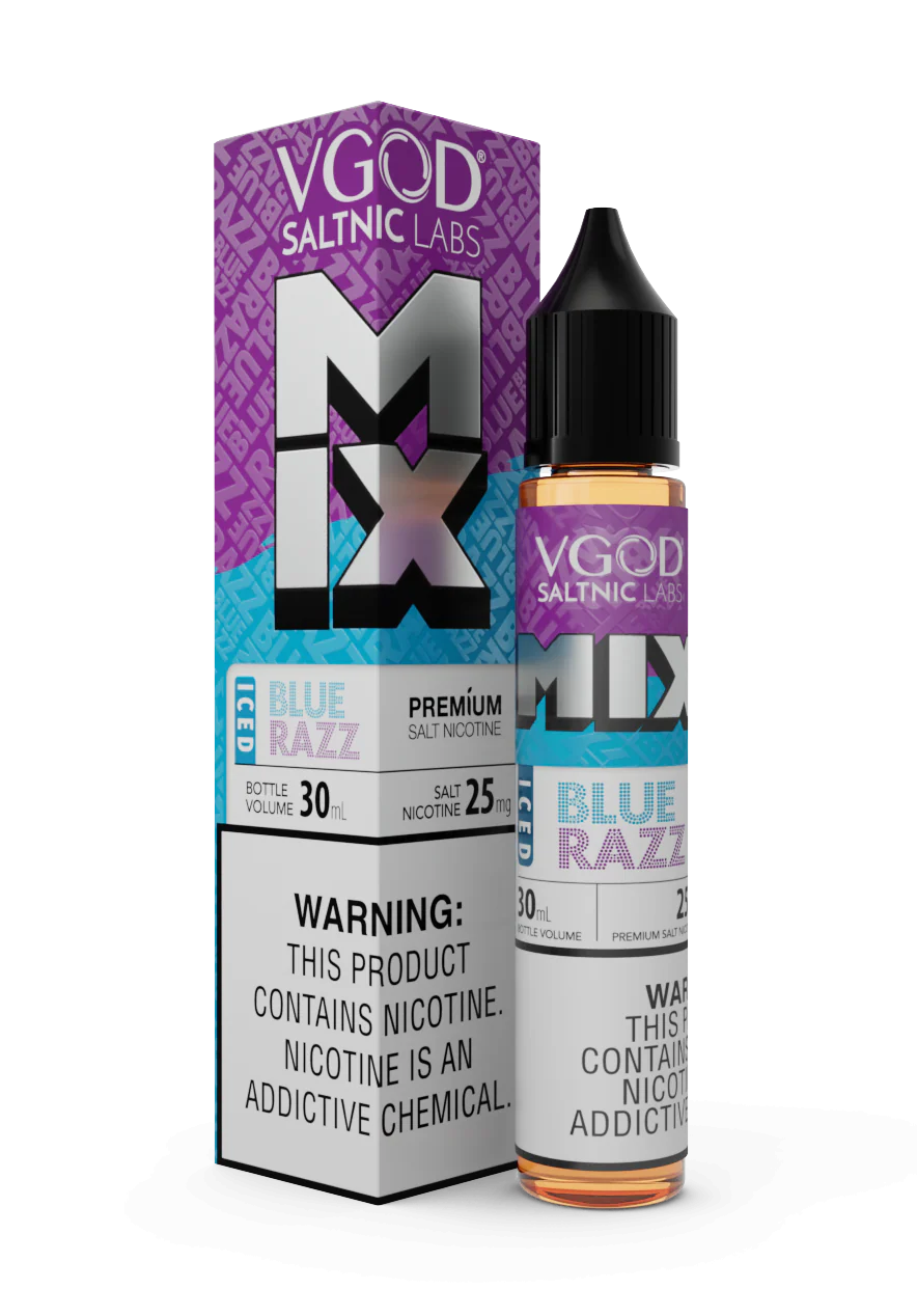 BLUE RAZZ ICED 30ML - VGOD ICED SALT NIC - MrVapora.pk