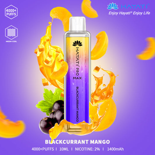 HAYATI PRO MAX 4000 PUFFS AT BEST PRICE - MrVapora.pk