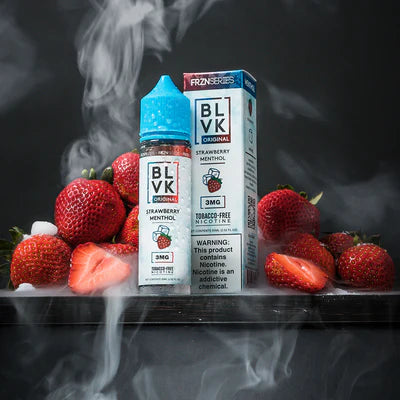 Blvk Strawberry Menthol 60ml - MrVapora.pk