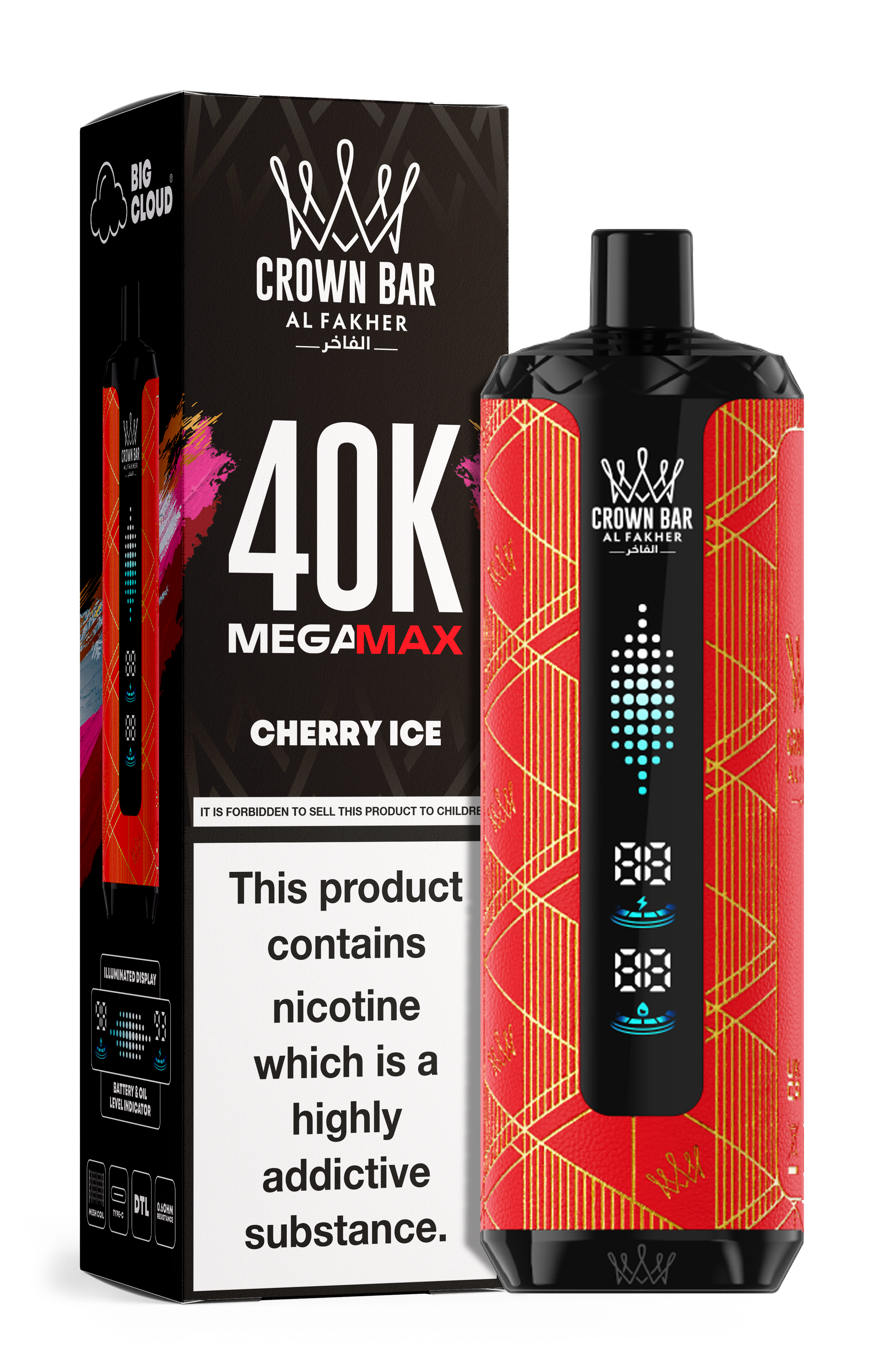 AL FAKHER MEGA MAX 40K CROWN BAR DISPOSABLE 6MG