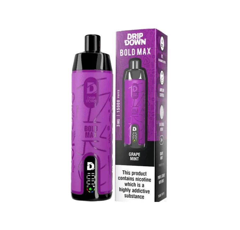 DRIP DOWN BOLD MAX DISPOSABLE 15000 PUFFS - MrVapora.pk