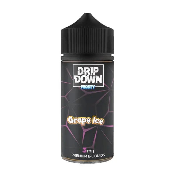 DRIP DOWN FROSTY GRAPE ICE 100ML - MrVapora.pk