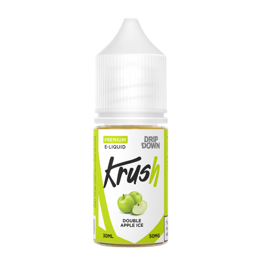 DRIP DOWN KRUSH SERIES DOUBLE APPLE ICE 30MG,50MG - 30ML - MrVapora.pk