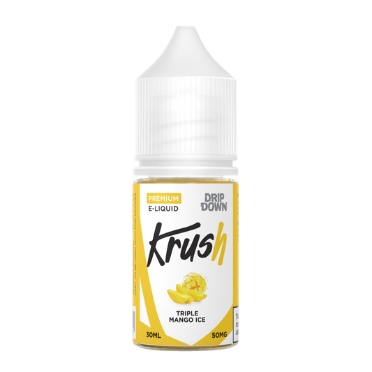 DRIP DOWN KRUSH SERIES TRIPLE MANGO ICE 30MG,50MG - 30ML - MrVapora.pk