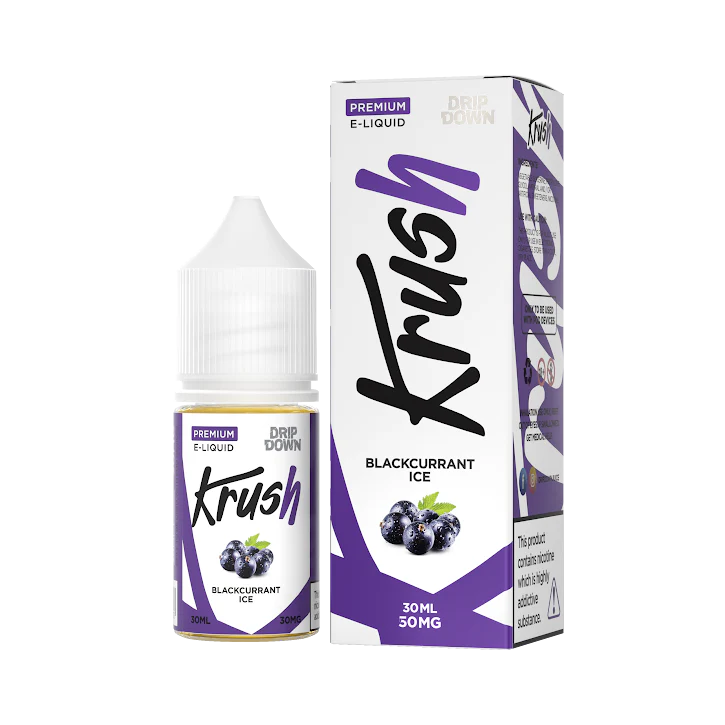 DRIP DOWN KRUSH SERIES BLACKCURRANT ICE 30ML - MrVapora.pk