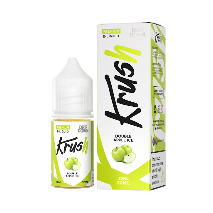 DRIP DOWN KRUSH SERIES DOUBLE APPLE ICE 30ML - MrVapora.pk