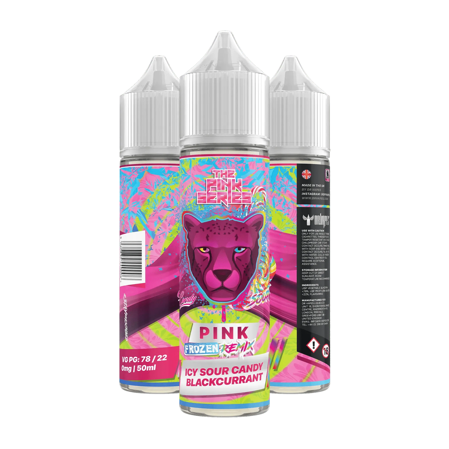 DRVAPES-PINK FROZEN REMIX 12MG,18MG 60ML - MrVapora.pk