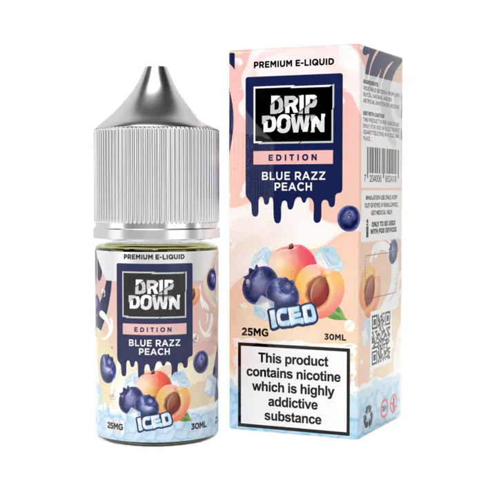 Drip Down Blue Razz Peach Ice 30Ml Edition Series - MrVapora.pk