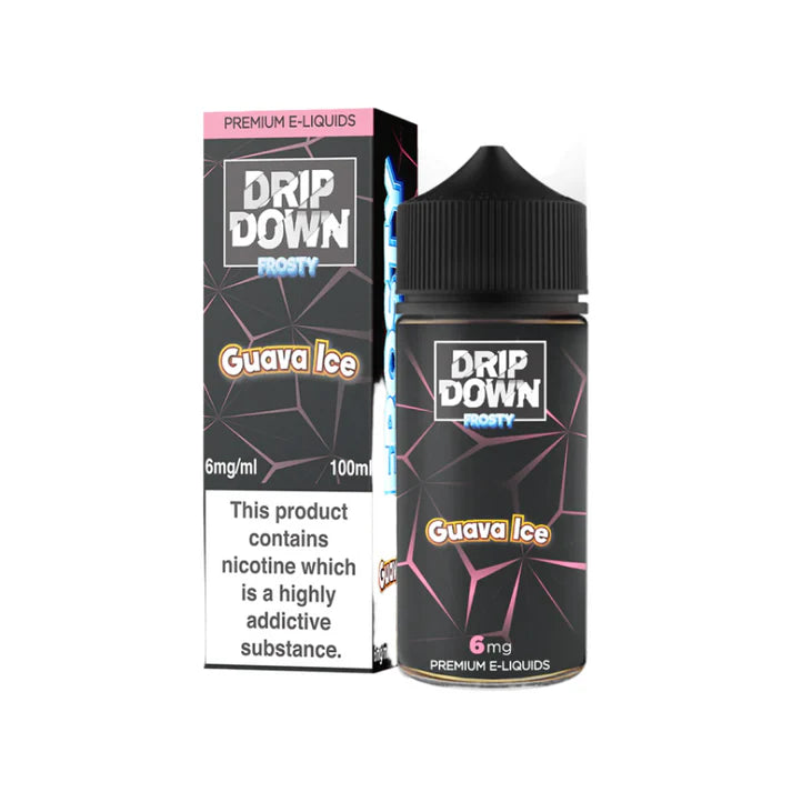GUAVA ICE 100ML - DRIP DOWN FROSTY - MrVapora.pk