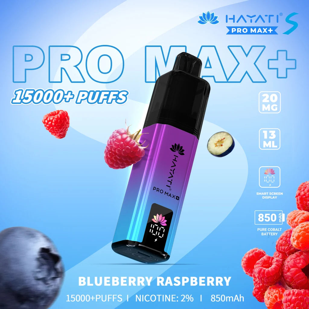 HAYATI PRO MAX S+ 15000 PUFFS DISPOSABLE - MrVapora.pk
