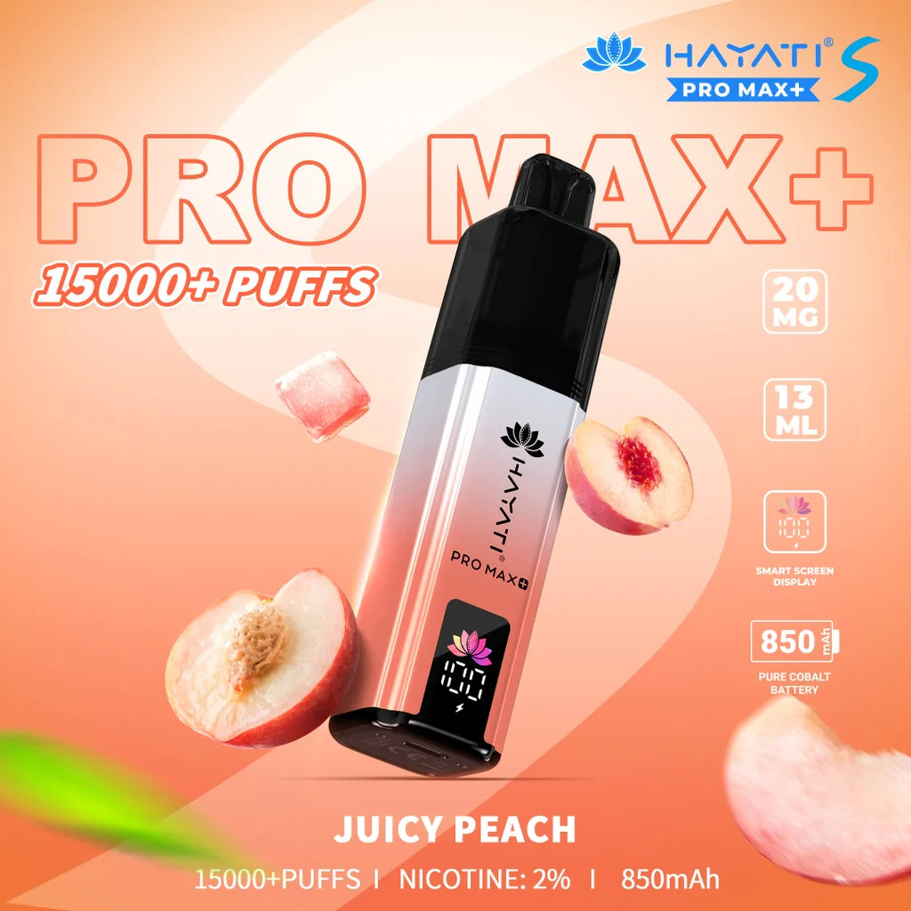 HAYATI PRO MAX S+ 15000 PUFFS DISPOSABLE - MrVapora.pk