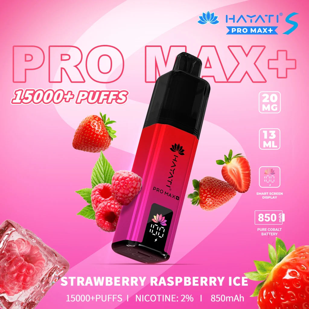 HAYATI PRO MAX S+ 15000 PUFFS DISPOSABLE - MrVapora.pk