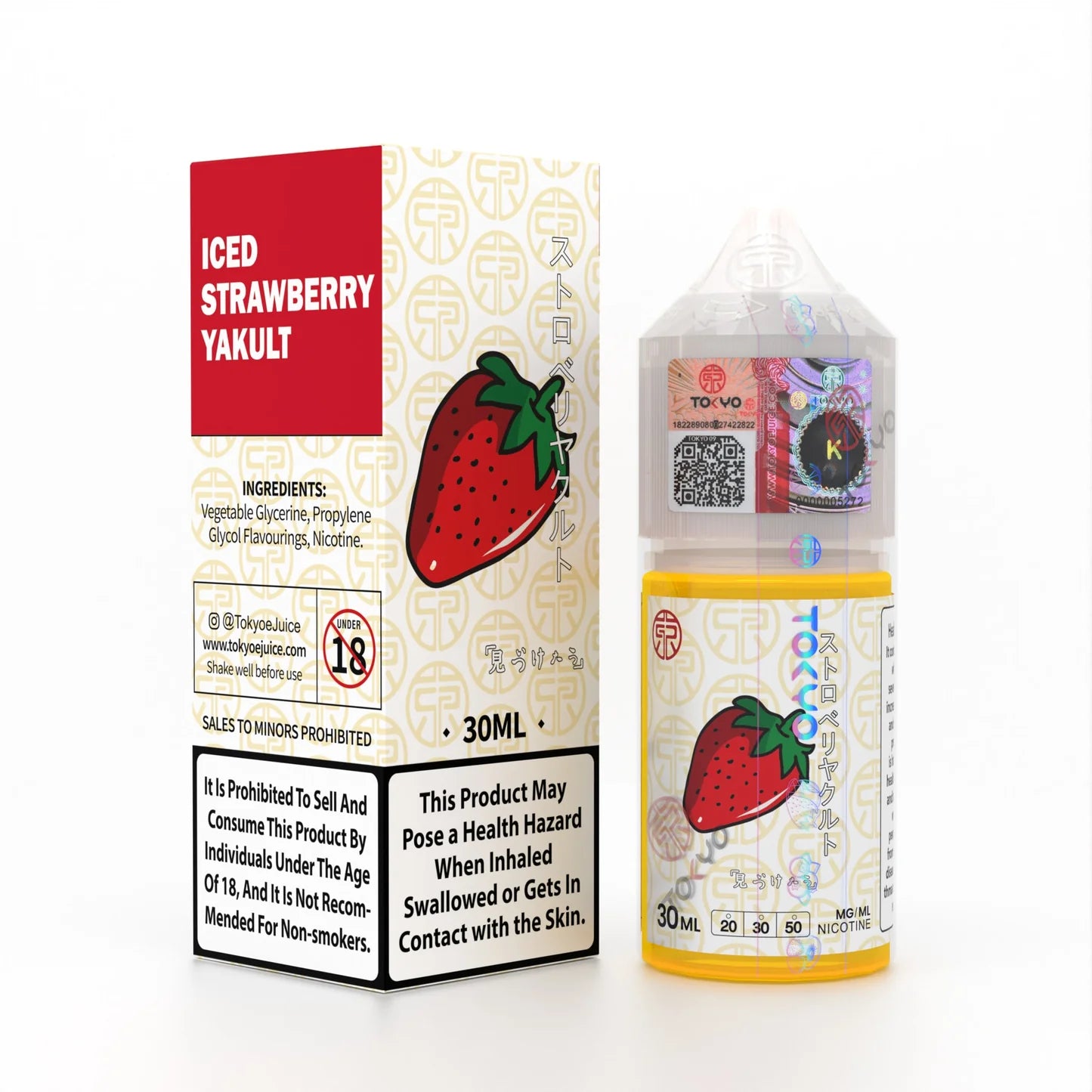 ICED STRAWBERRY YAKULT 30ML- TOKYO CLASSIC SERIES - MrVapora.pk