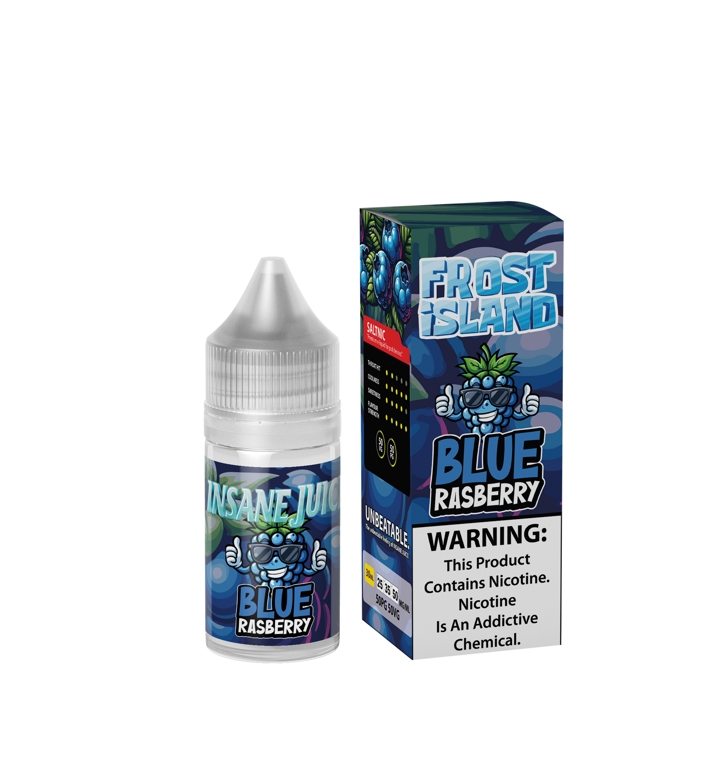 INSANE BLUE RASBERY 30ML - MrVapora.pk