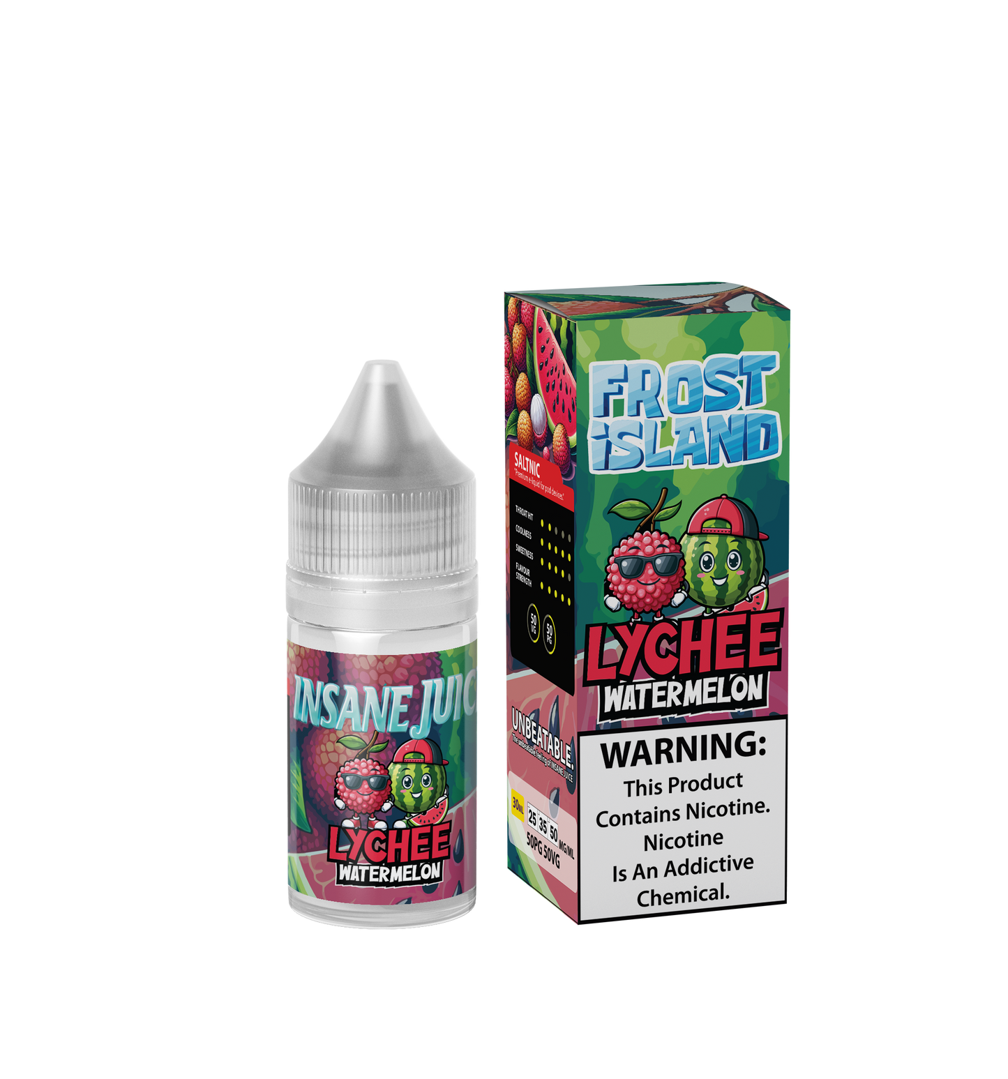 INSANE LYCHEE WATERMELON 30ML - MrVapora.pk