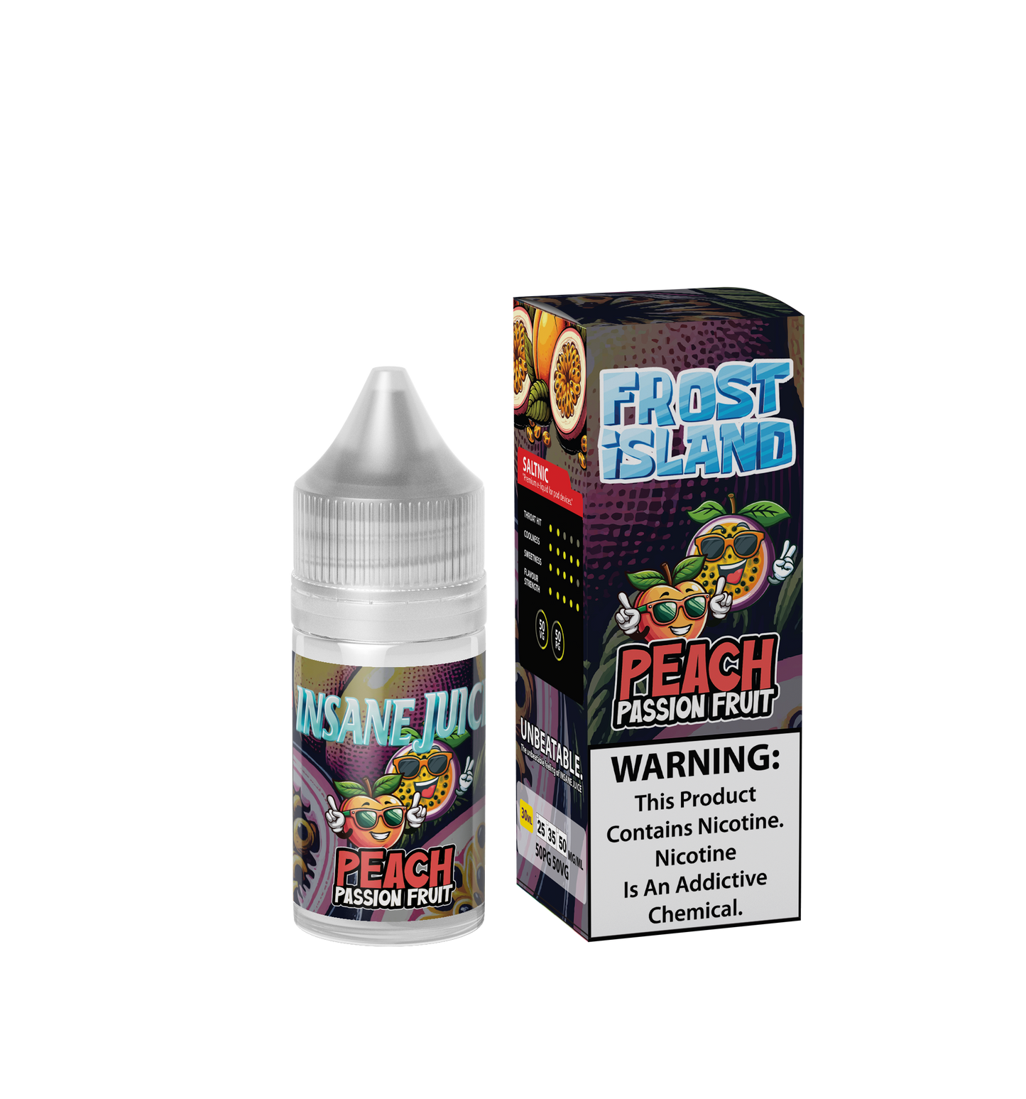 INSANE PEACH PASSION FRUIT 30ML - MrVapora.pk