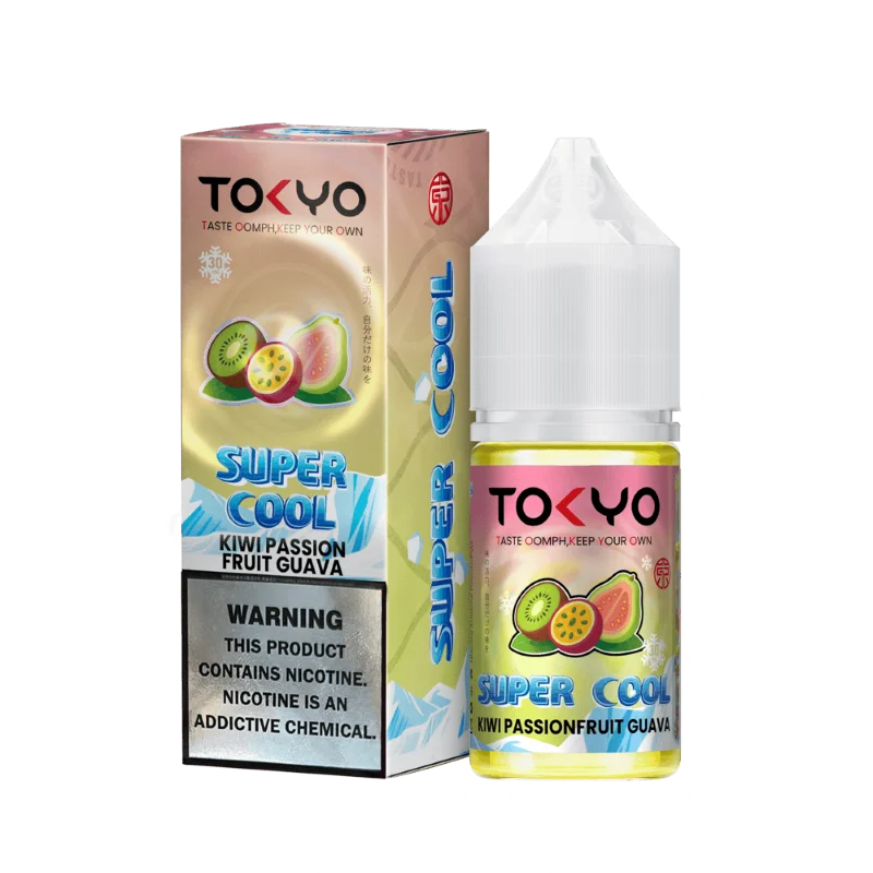 KIWI PASSION FRUIT GUAVA 30ML- TOKYO SUPER COOL - MrVapora.pk