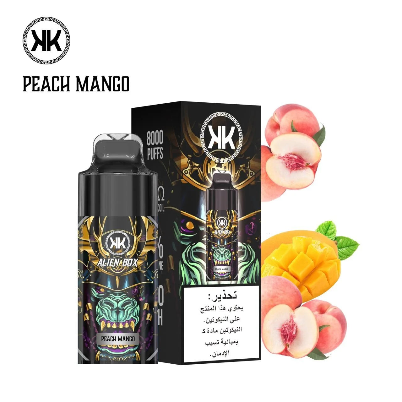 KK Energy 8000 Puffs Alien Box Disposable Vape - MrVapora.pk