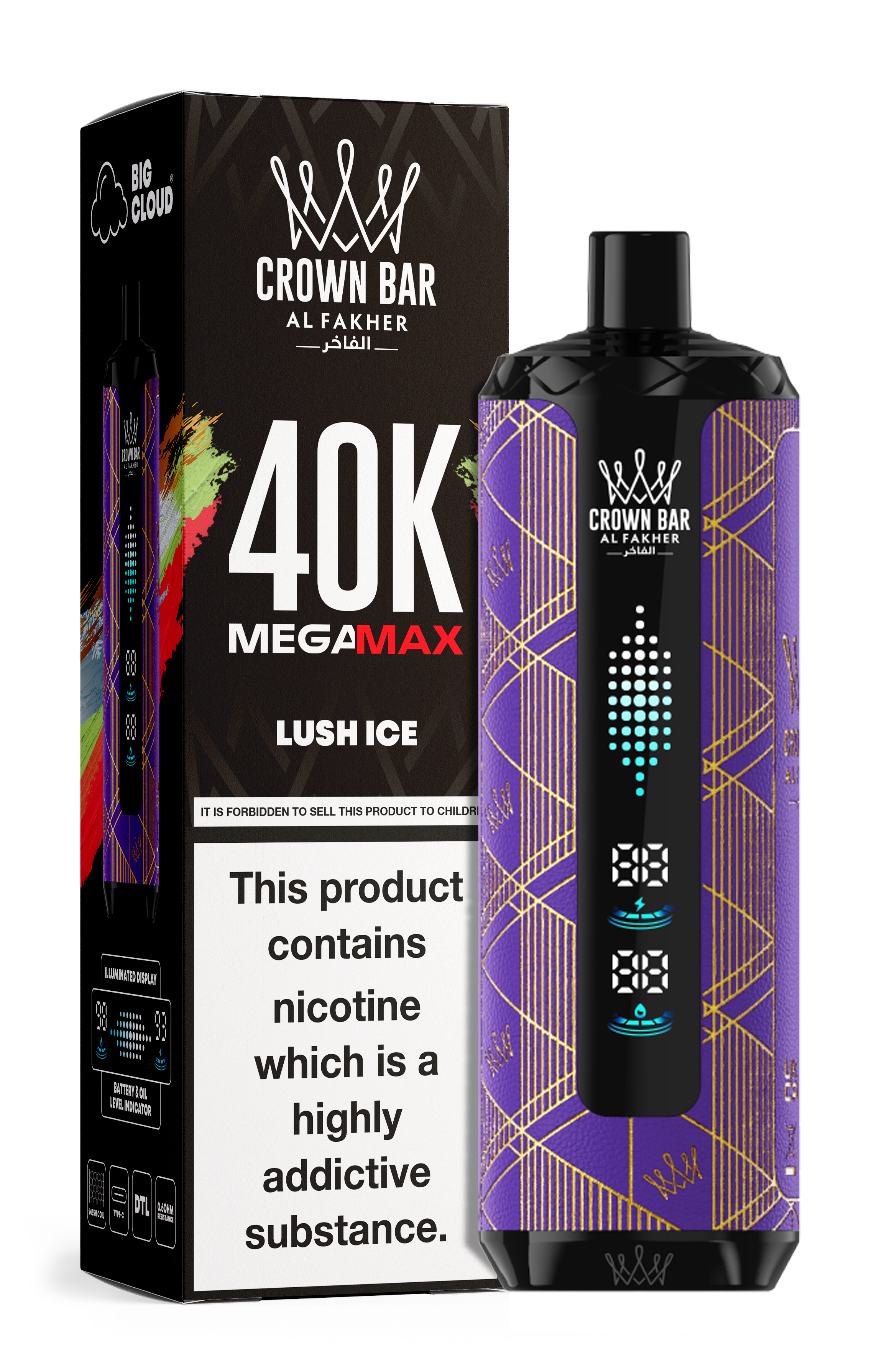 AL FAKHER MEGA MAX 40K CROWN BAR DISPOSABLE 6MG