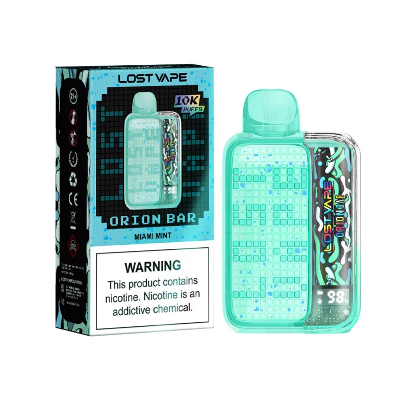Lost Vape Ortion Bar Miami Mint 10k Puffs 5% - MrVapora.pk