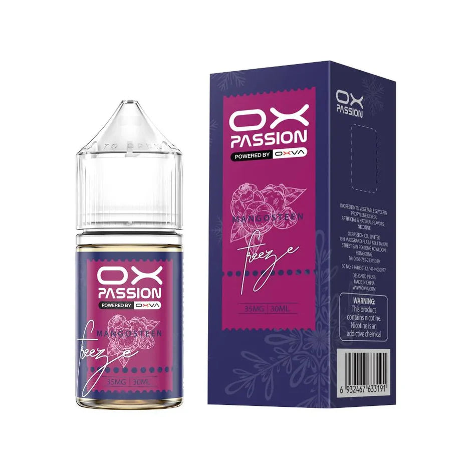 MANGOSTEEN ICE 30ML- OX PASSION SALT BY OXVA - MrVapora.pk