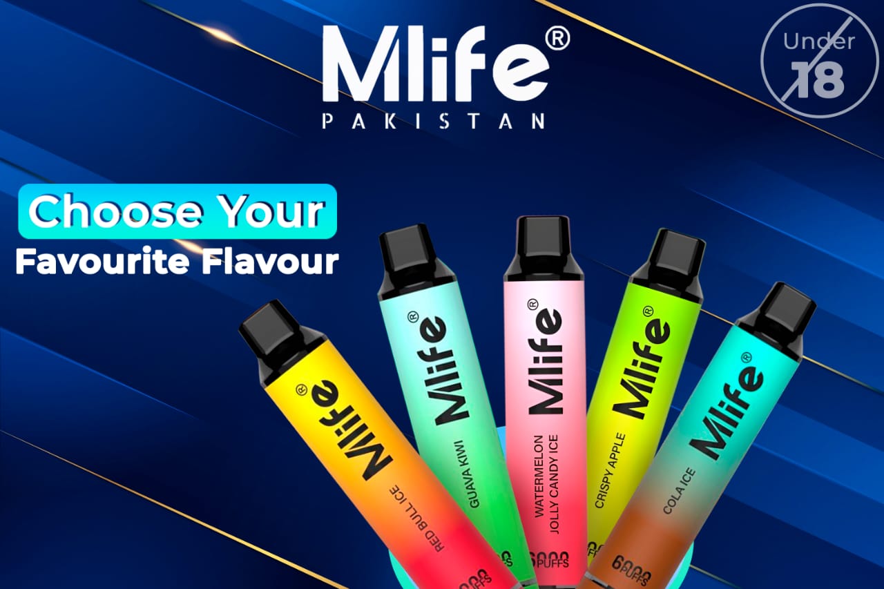 MLIFE DISPOSABLES 6000 PUFFS 50MG AT BEST PRICE - MrVapora.pk