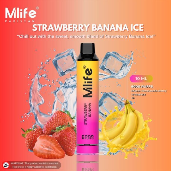 MLIFE DISPOSABLES 6000 PUFFS 50MG AT BEST PRICE - MrVapora.pk