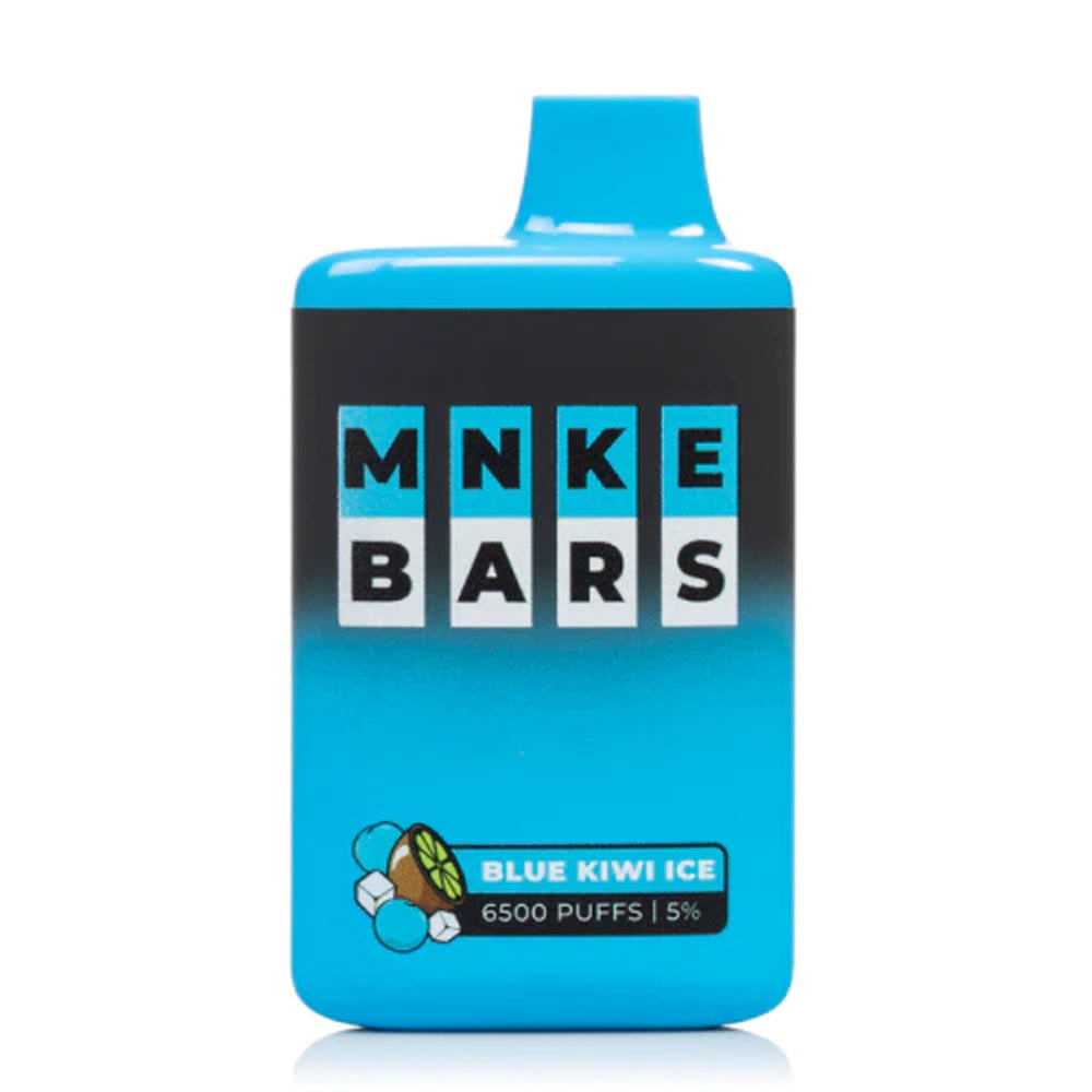 MNKE Bars Disposable Vape – Blue Kiwi Ice - MrVapora.pk