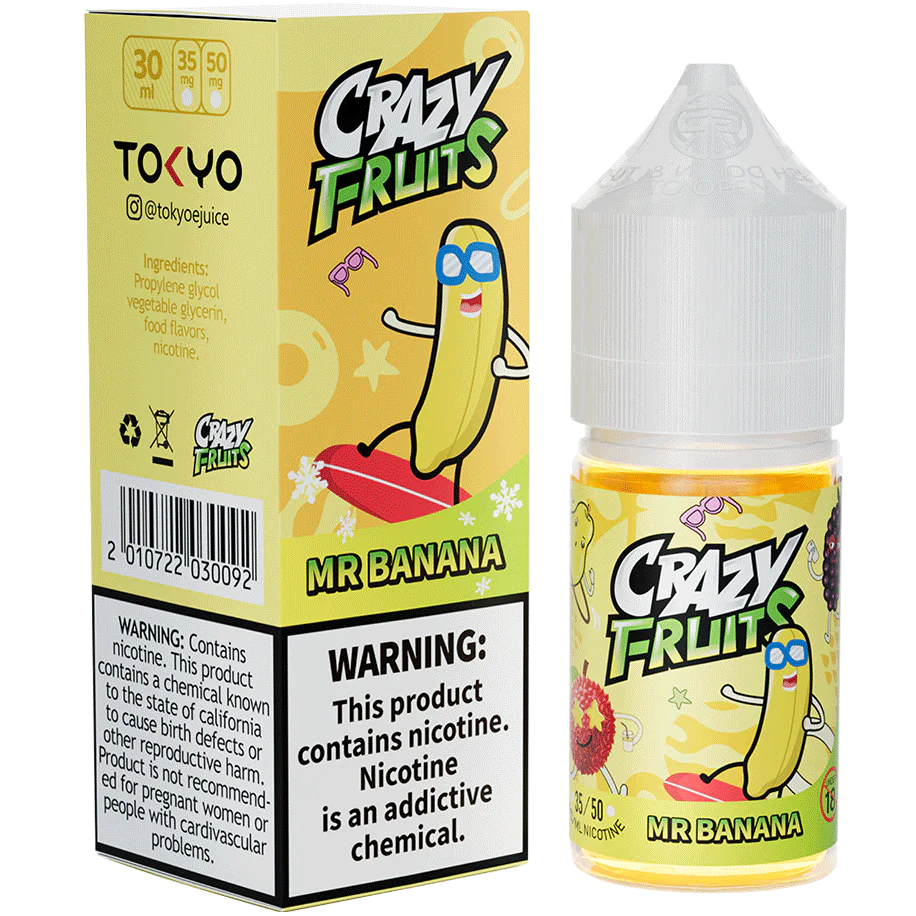 MR BANANA ICE 30ML - TOKYO CRAZY FRUITS - MrVapora.pk