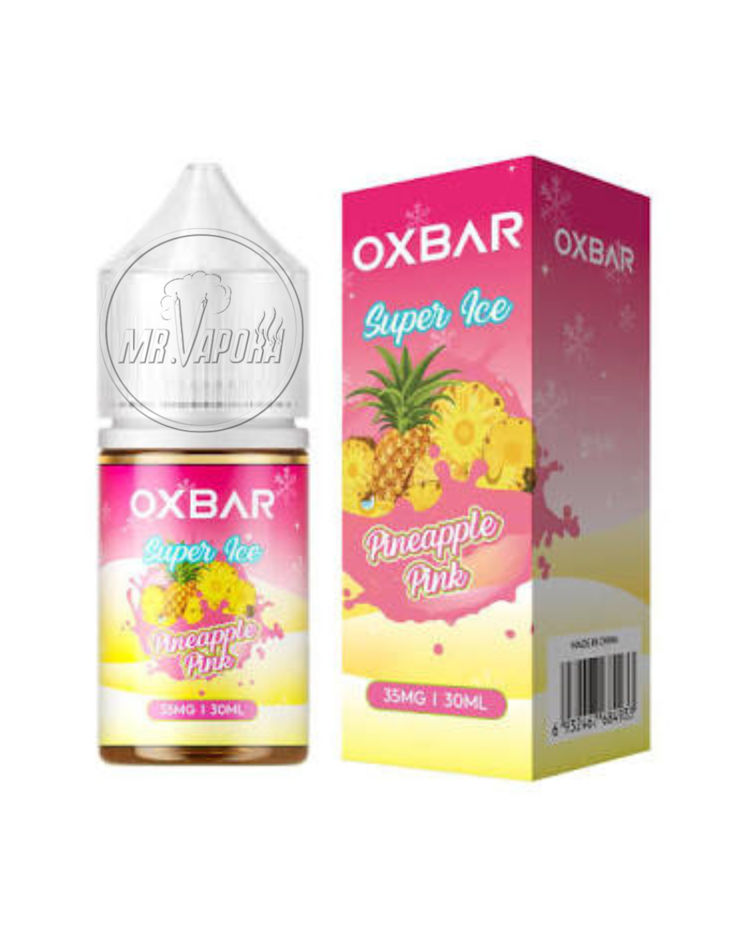 OXBAR PINEAPPLE PINK 30ML - SUPER ICE NIC SALT - MrVapora.pk