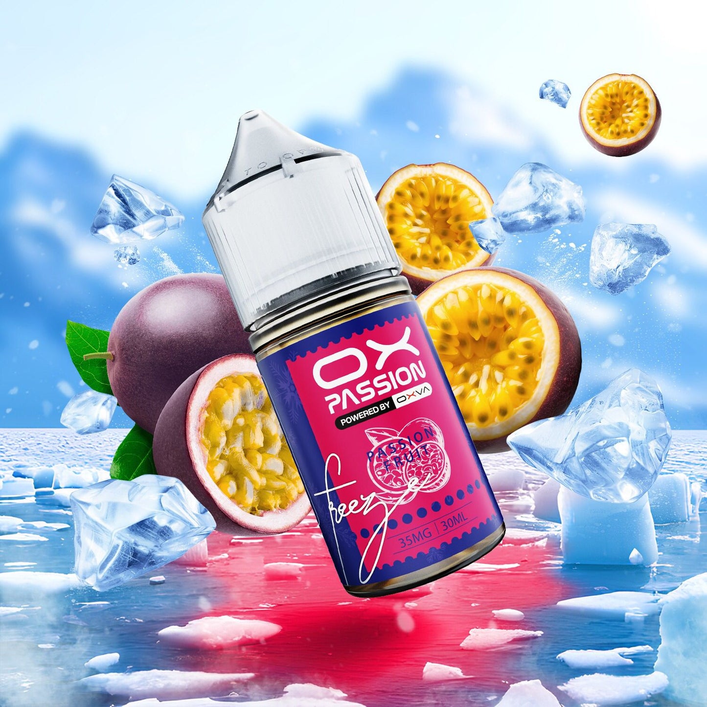 OXVA PASSION FREEZE PASSION FRUIT 55MG 30ML - MrVapora.pk