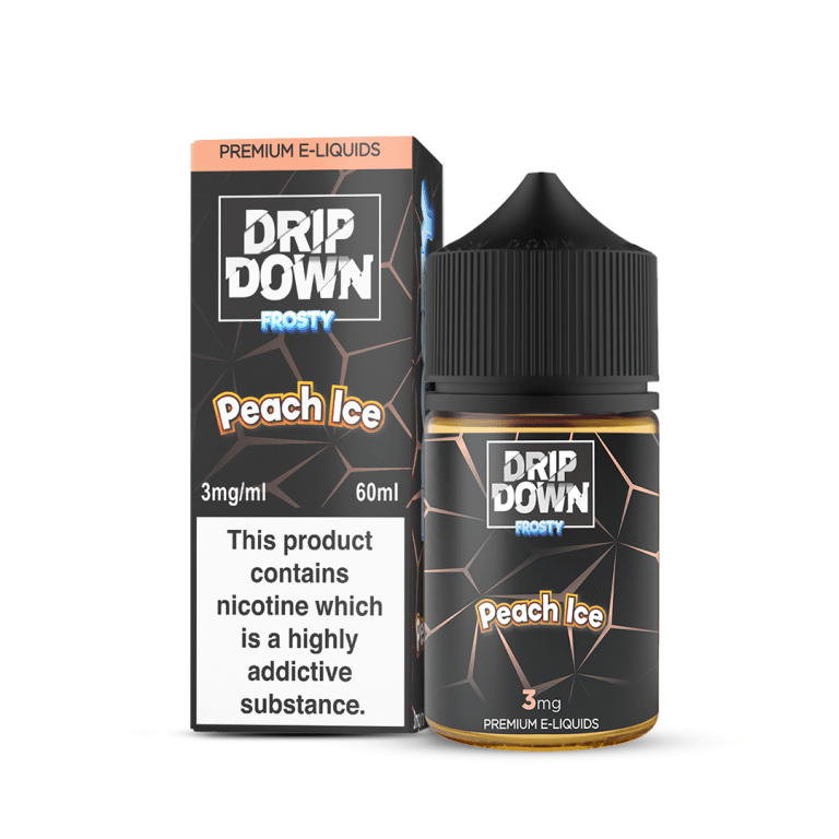 PEACH ICE 60ML - DRIP DOWN FROSTY - MrVapora.pk