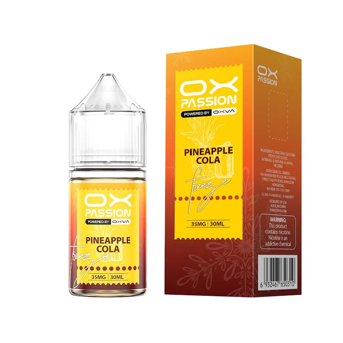 PINEAPPLE COLA ICE 30ML - OX PASSION SALT BY OXVA - MrVapora.pk