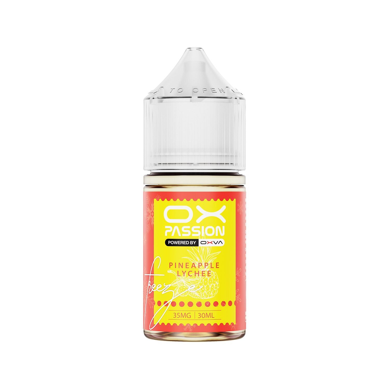 PINEAPPLE LYCHEE ICE 30ML- OX PASSION SALT BY OXVA - MrVapora.pk