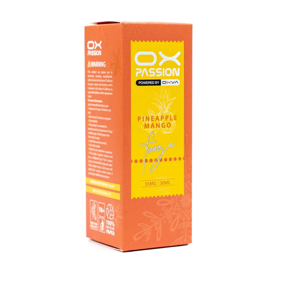 PINEAPPLE MANGO ICE 30ML- OX PASSION SALT BY OXVA - MrVapora.pk