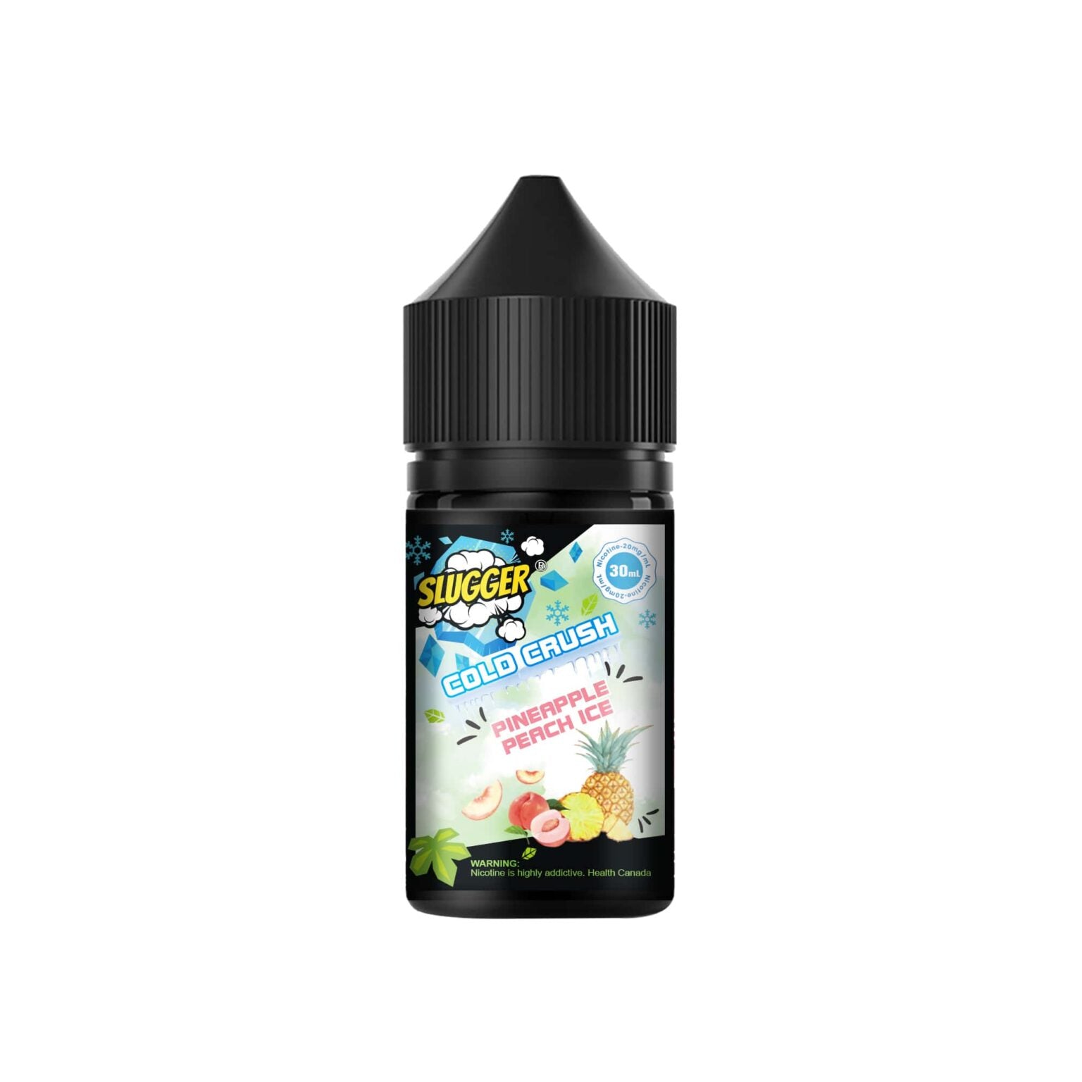 PINEAPPLE PEACH 20MG 30ML- SLUGGER COLD CRUSH SERIES - MrVapora.pk