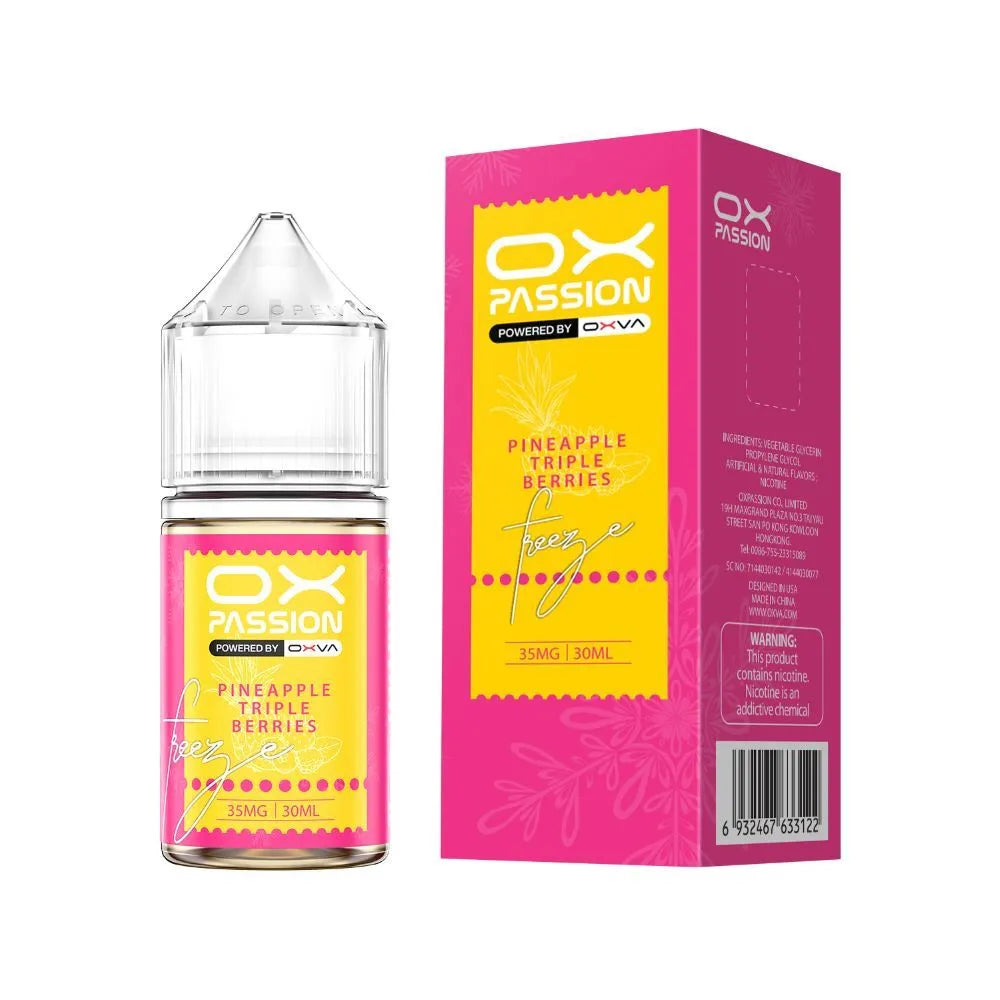 PINEAPPLE TRIPLE BERRIES ICE 30ML- OX PASSION SALT BY OXVA - MrVapora.pk