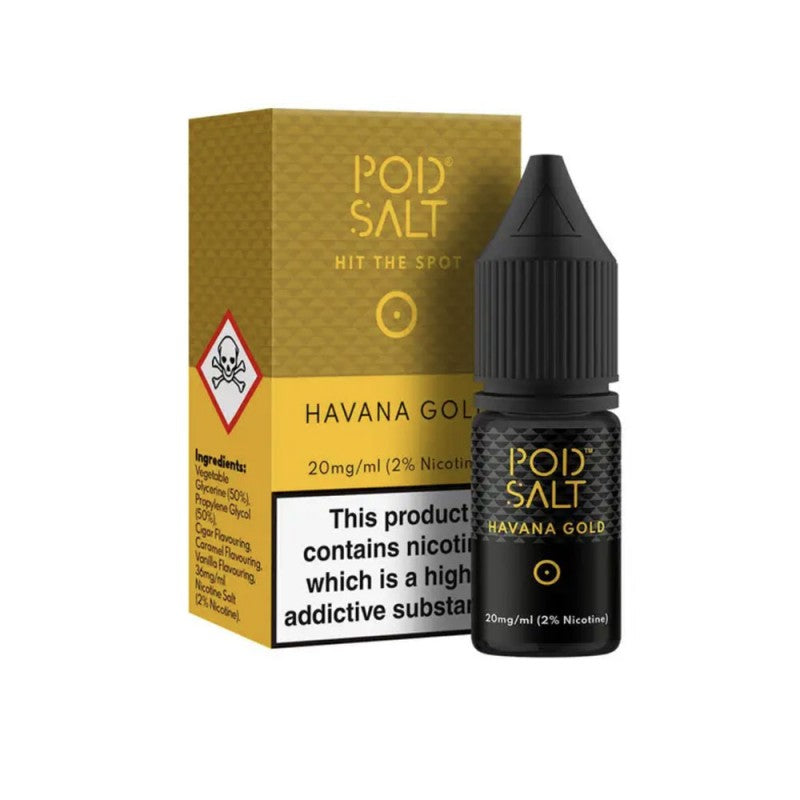 PODSALT - HAVANA GOLD 10ML - 11MG - MrVapora.pk