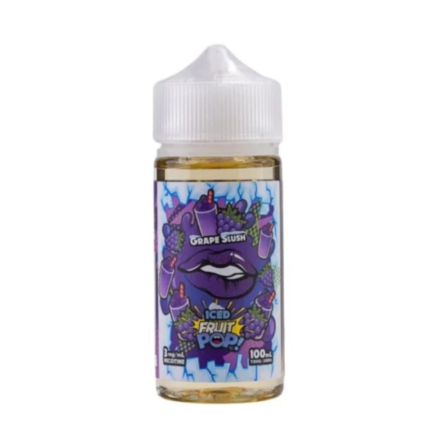 POP VAPORS GRAPE SLUSH 3MG 100ML - MrVapora.pk