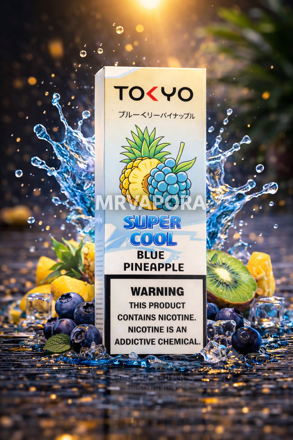 Pineapple Blue Super Cool Series 30 ml At Best Price In Pakistan - MrVapora.pk