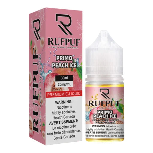 RUFPUF PRIMO PEACH ICE SALTNIC 30ML - MrVapora.pk